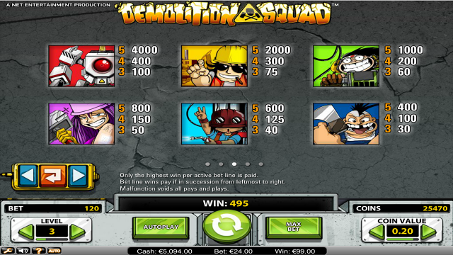 Игровой автомат Demolition Squad 9