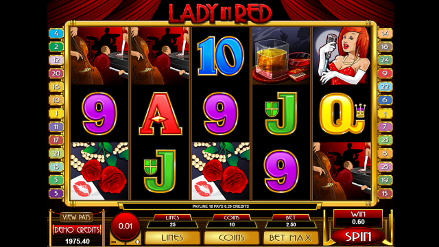 Игровой автомат Lady In Red 6
