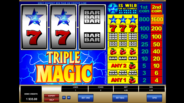 Игровой автомат Triple Magic 10