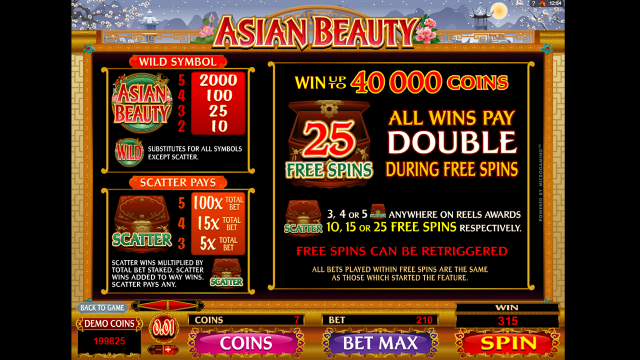 Игровой автомат Asian Beauty 1
