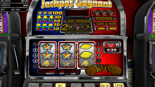 Игровой автомат Jackpot Gagnant 1