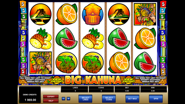 Игровой автомат Big Kahuna 10