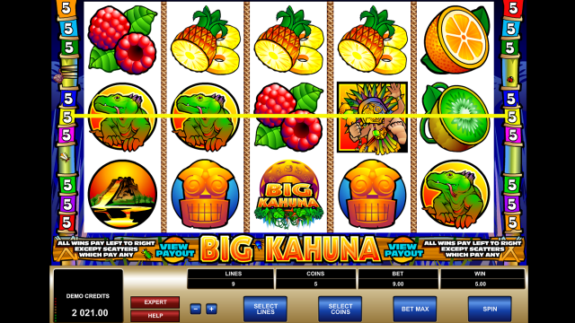 Игровой автомат Big Kahuna 6
