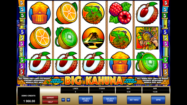 Игровой автомат Big Kahuna 1